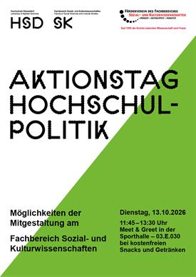 Poster Aktionstag Hochschulpolitik